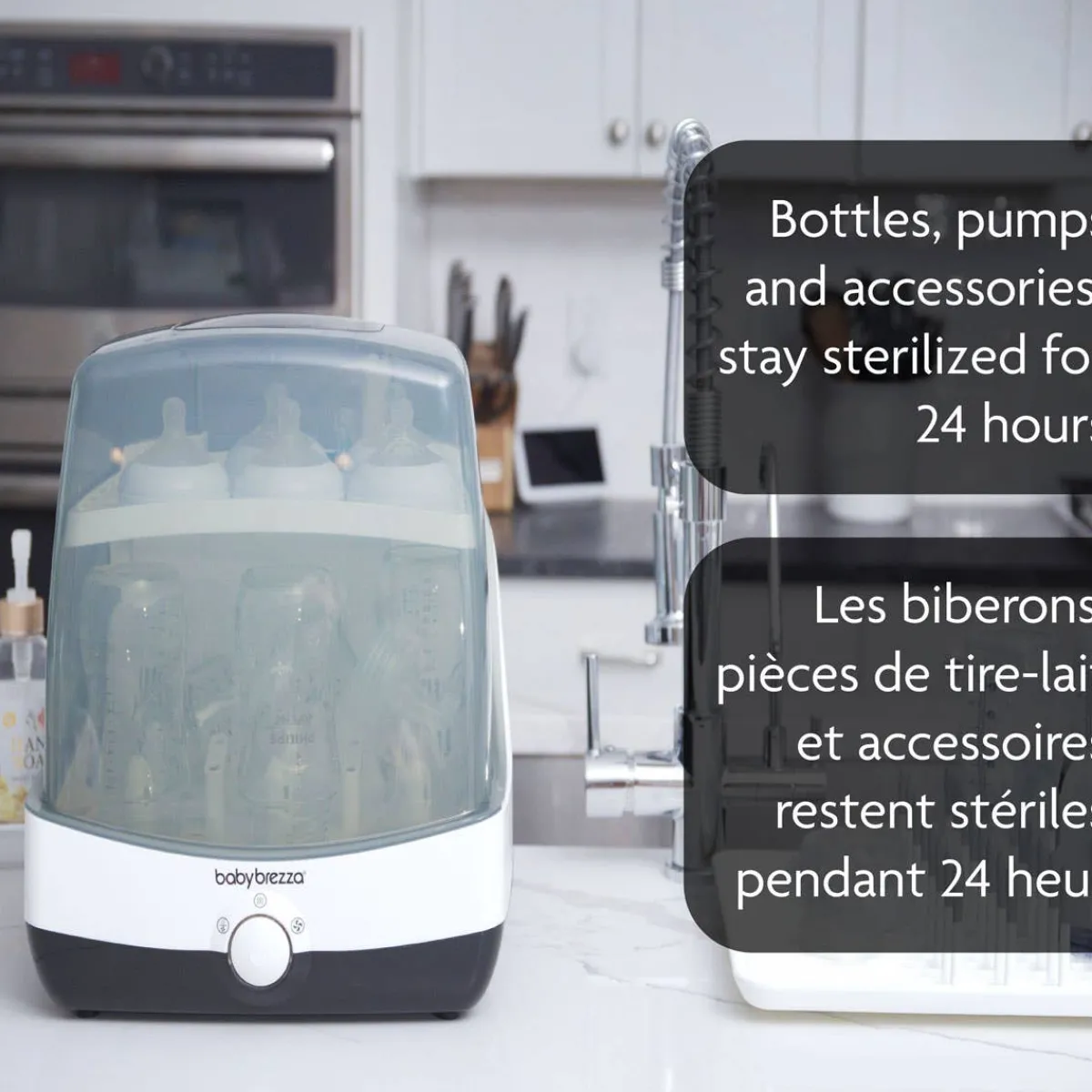 Bottle Sterilizers-Baby Brezza Superfast Sterilizer Dryer