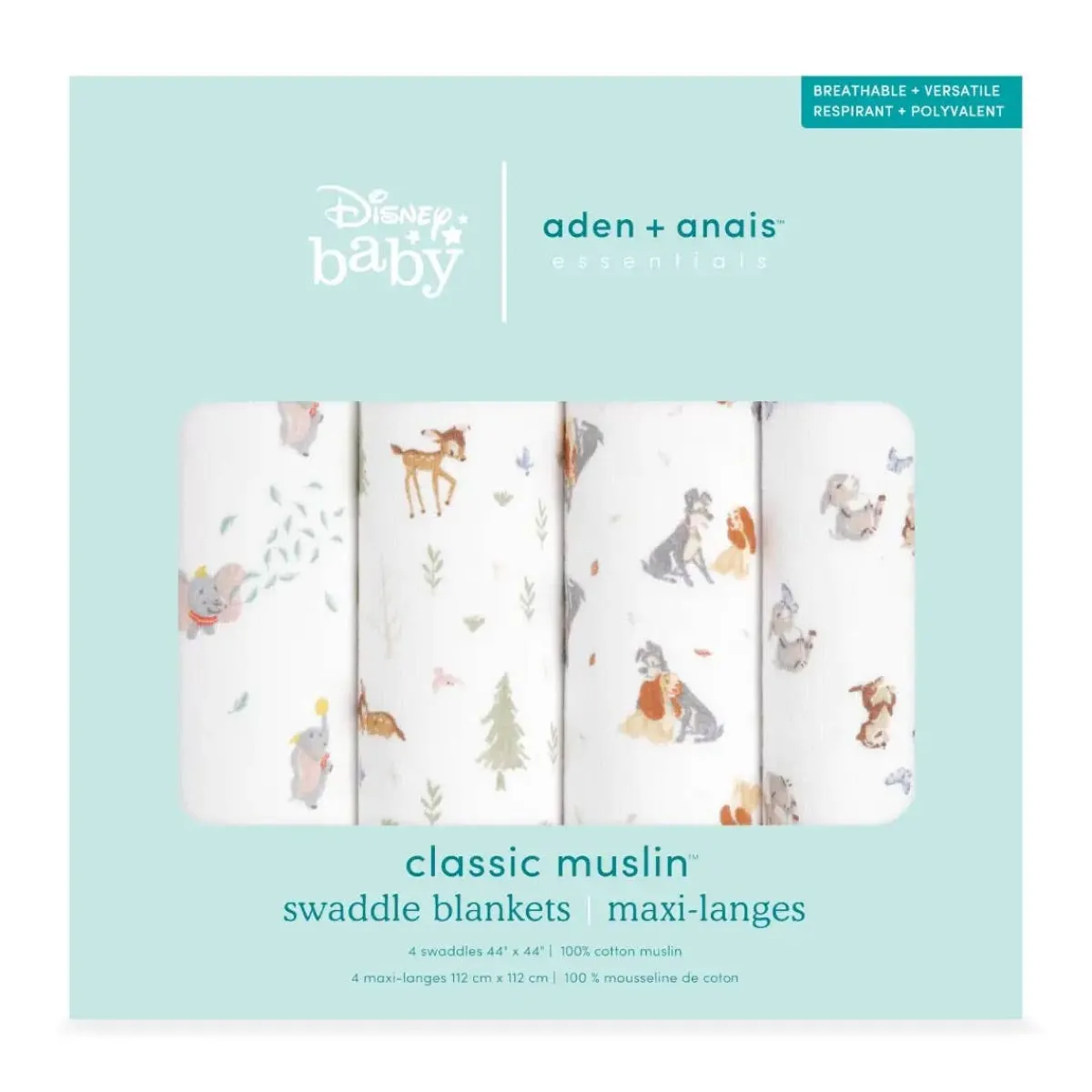 Blankets|Sleep Sacks + Wraps-aden + anais Swaddle (4 Pack)