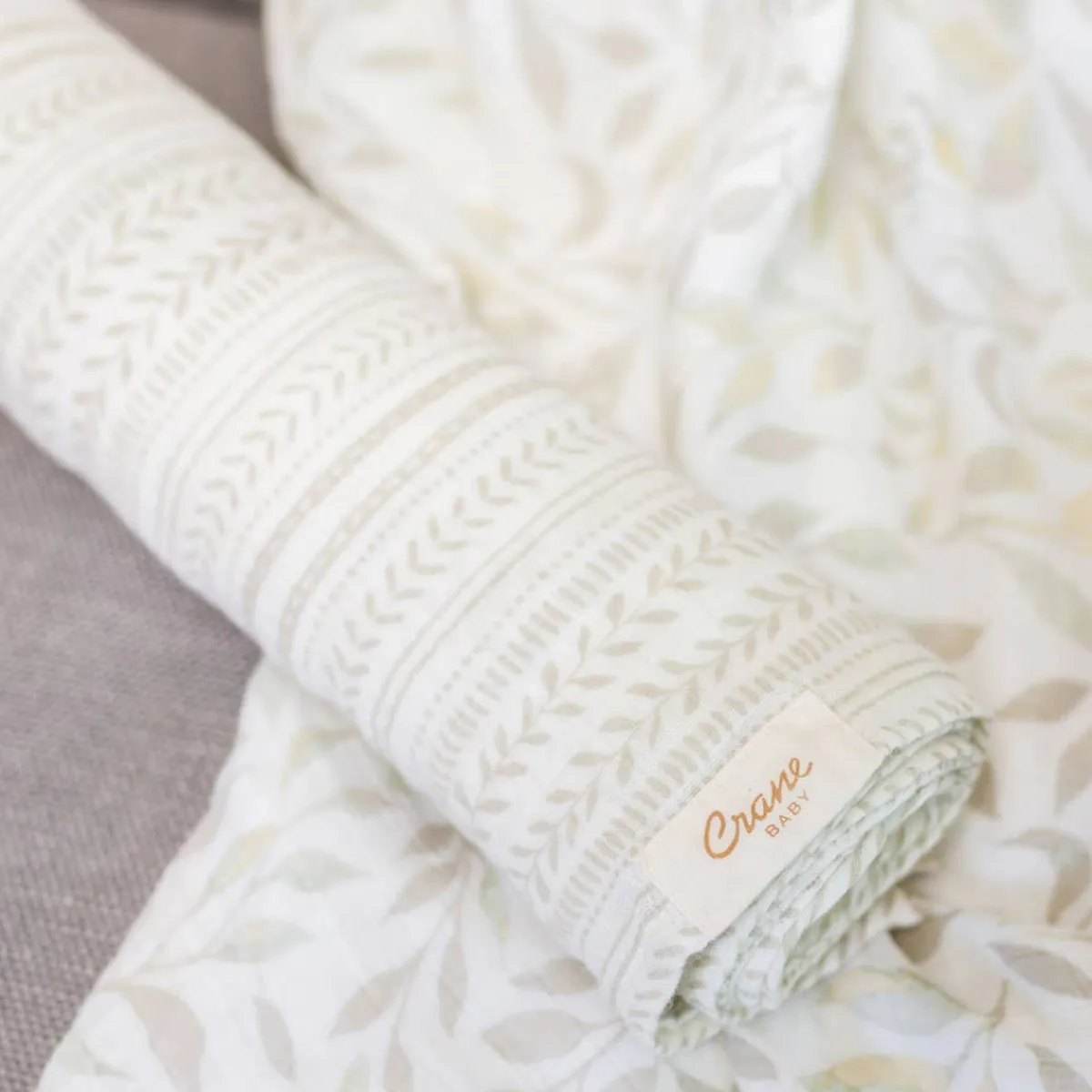 Blankets|Sleep Sacks + Wraps-Crane Baby Swaddle Set (2 Pack)