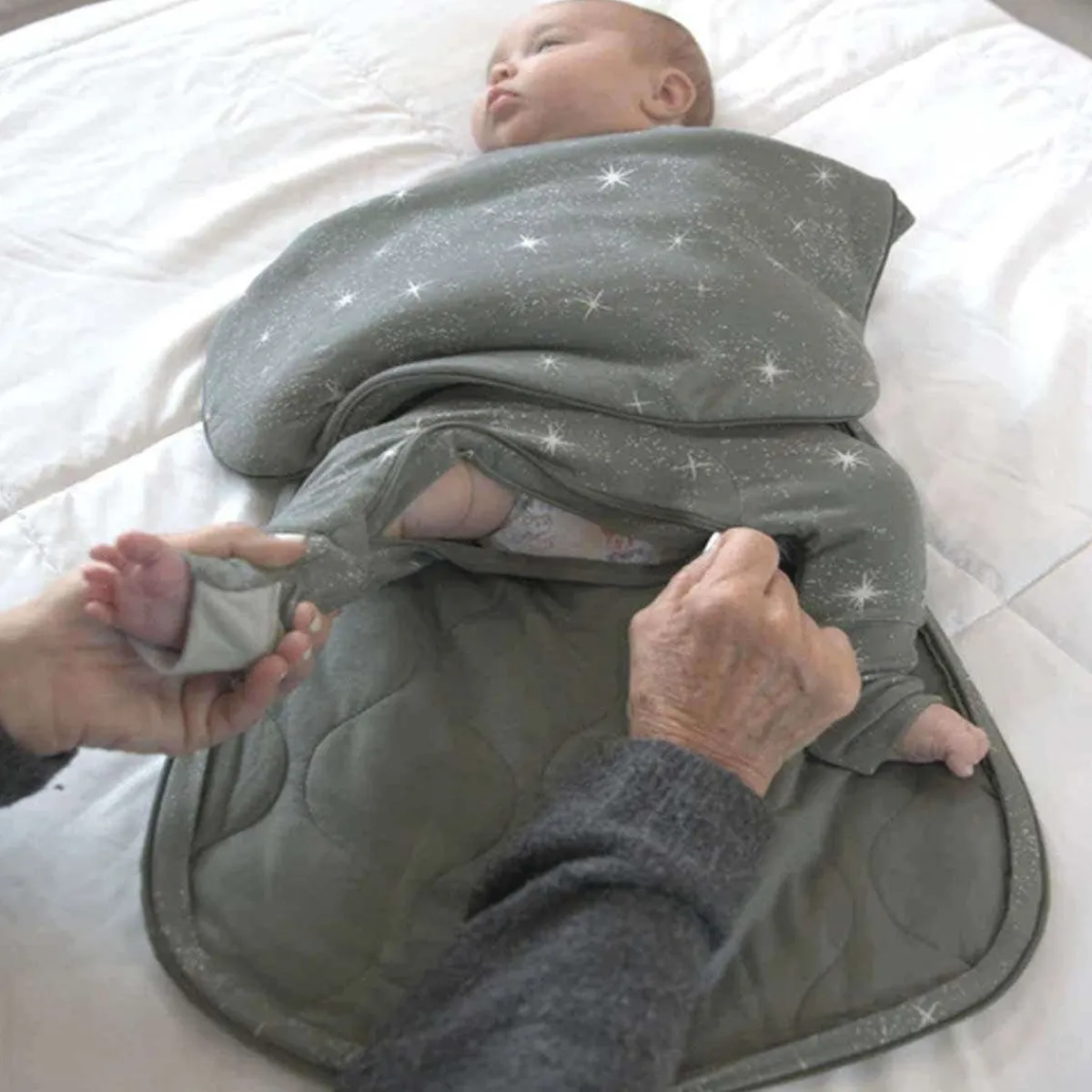 Sleep Sacks + Wraps-Gunamuna Swaddle Sleep Bag (2.6 TOG)