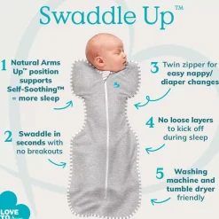 Sleep Sacks + Wraps-Love To Dream Swaddle UP Lite