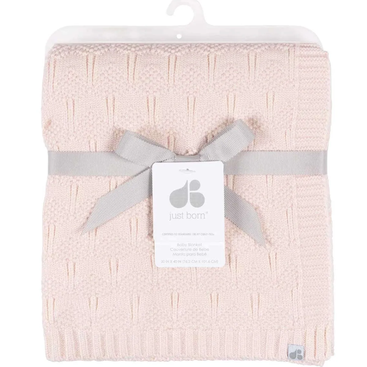 Blankets-Just Born Sweater Knit Blanket