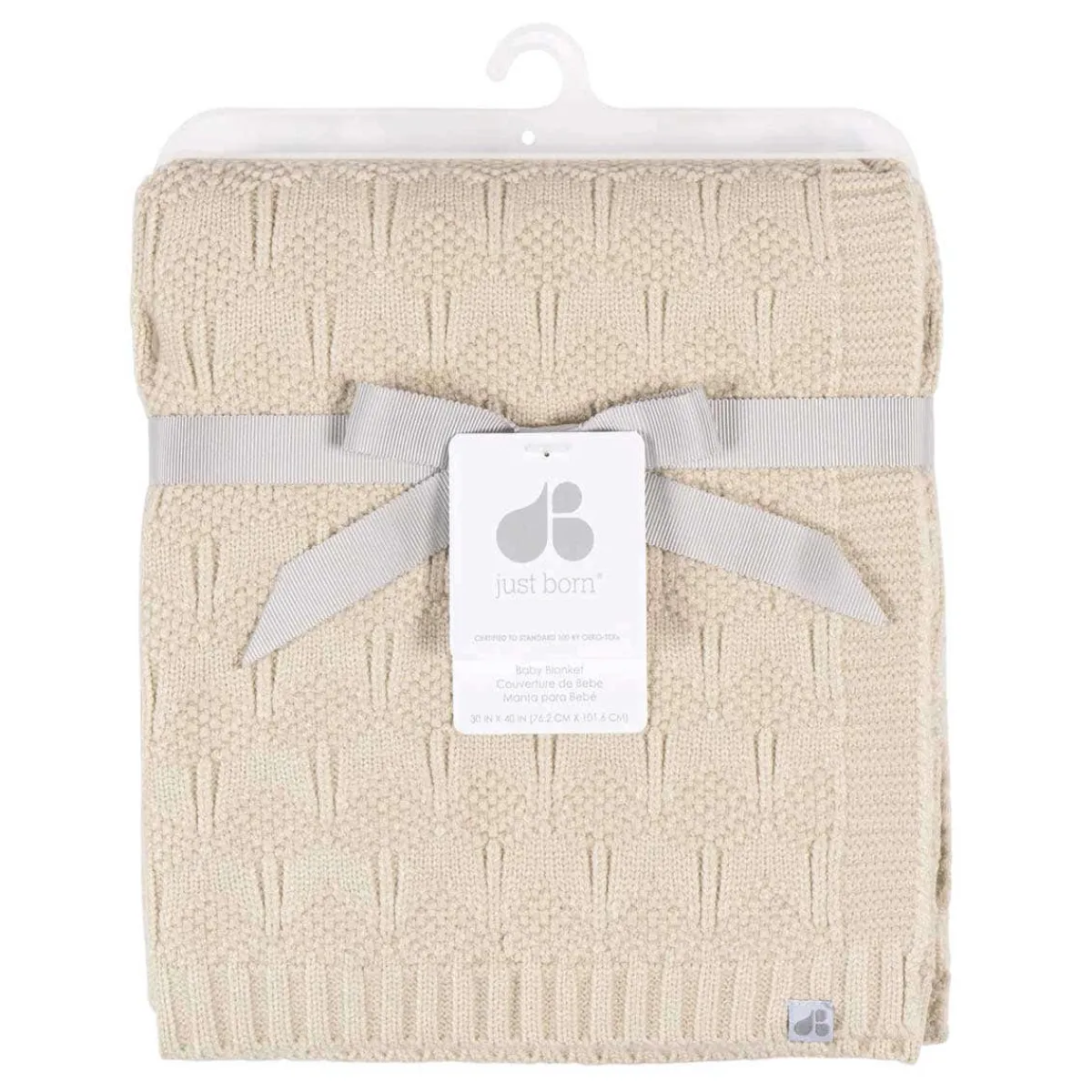 Blankets-Just Born Sweater Knit Blanket