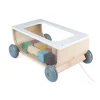 Wooden Toys|Pull Toys-Janod Sweet Cocoon Cart With Blocks