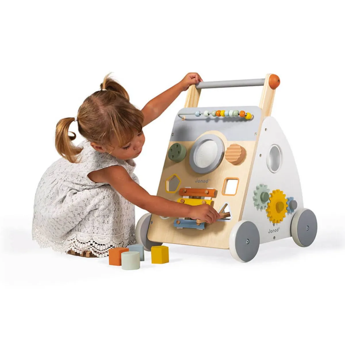 Wooden Toys|Baby Walkers-Janod Sweet Cocoon Multi-Activity Baby Walker