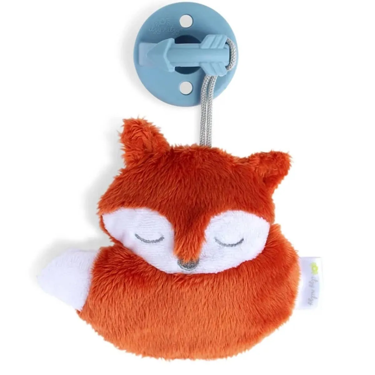 Plush Rattles + Teethers|Pacifiers + Clips-Itzy Ritzy Sweetie Pals Pacifier & Plush Pal