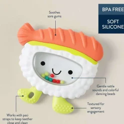 Teethers|Pacifiers + Clips-Itzy Ritzy Sweetie Shake Rattle & Teether