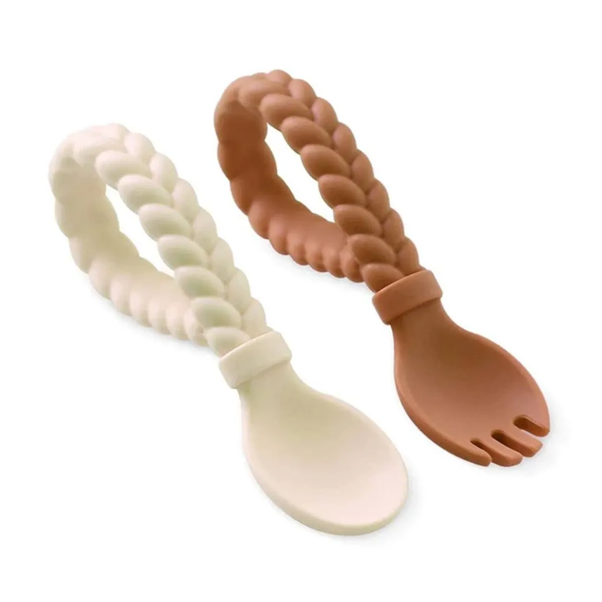 Kids Utensils|Toddler Training Utensils-Itzy Ritzy Sweetie Spoons Fork + Spoon Set