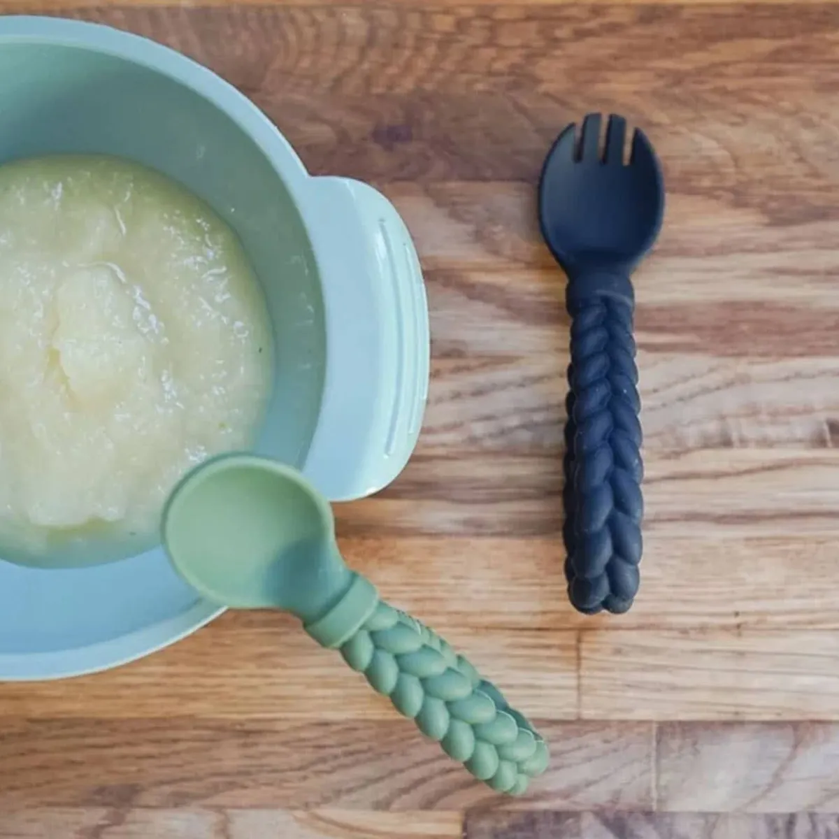 Kids Utensils|Toddler Training Utensils-Itzy Ritzy Sweetie Spoons Fork + Spoon Set