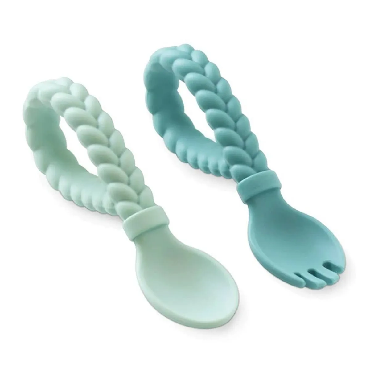 Kids Utensils|Toddler Training Utensils-Itzy Ritzy Sweetie Spoons Fork + Spoon Set