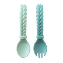 Kids Utensils|Toddler Training Utensils-Itzy Ritzy Sweetie Spoons Fork + Spoon Set