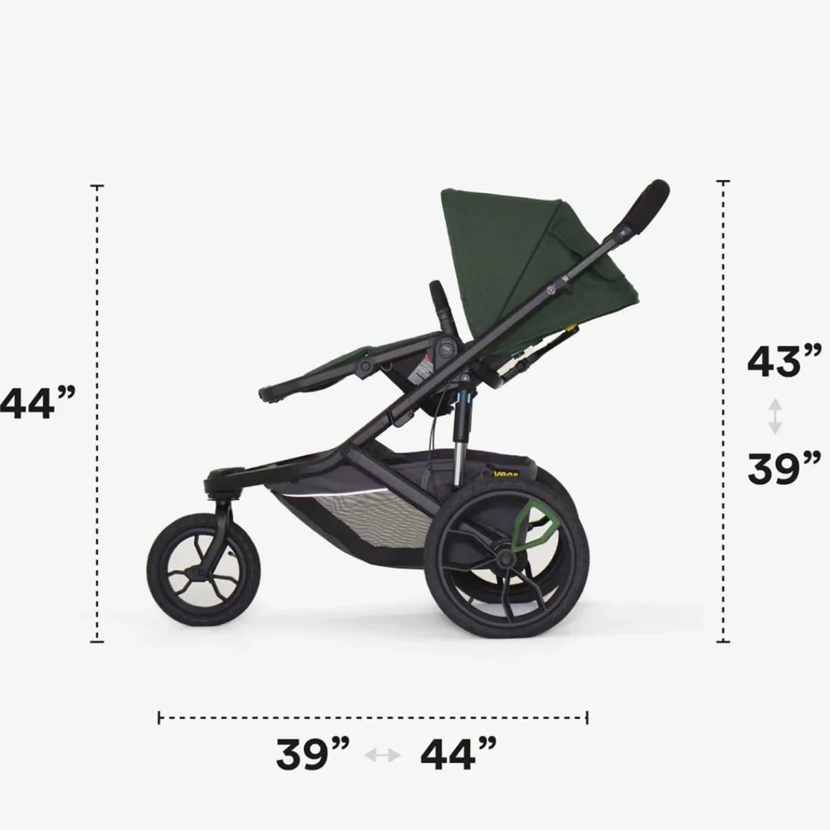 All-Terrain Strollers|Jogging Strollers-Veer Switch&Jog Stroller