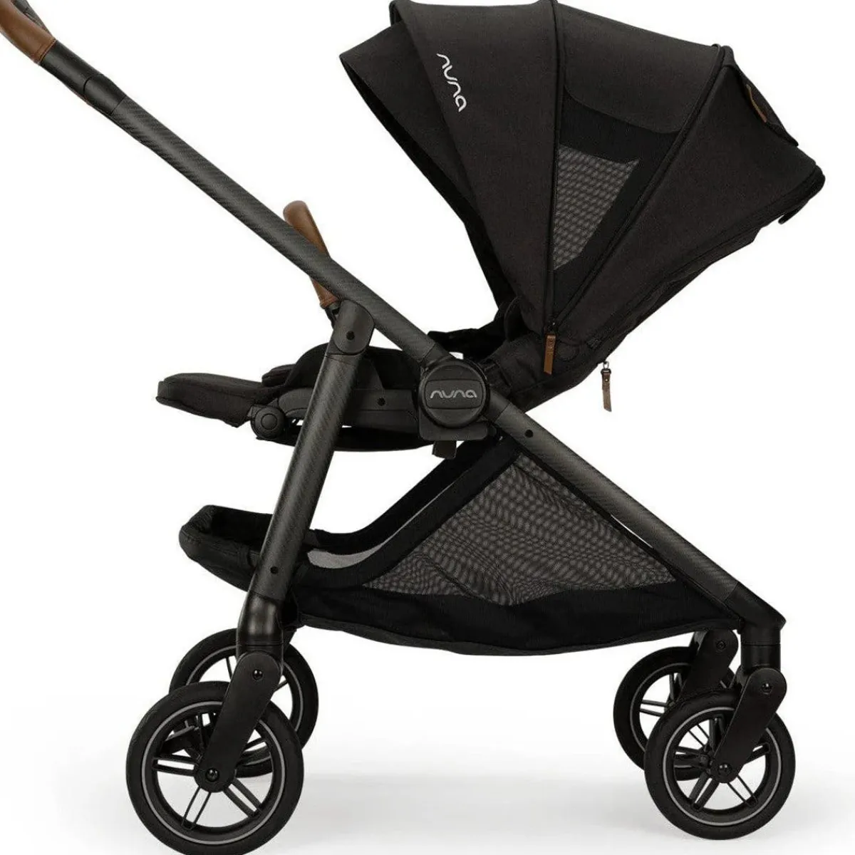 Full-Sized Strollers-Nuna SWIV Stroller Caviar
