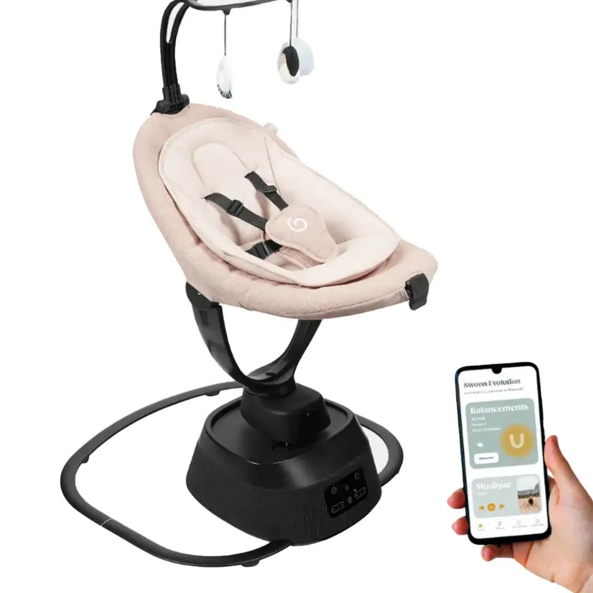 Swings-BabyMoov Swoon Connected Swing