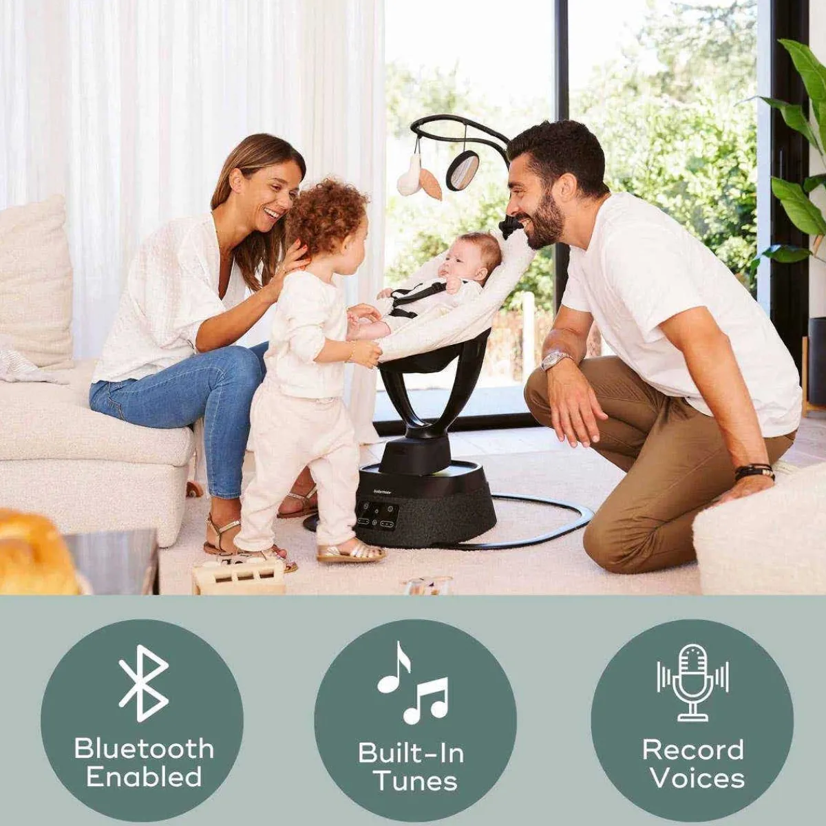 Swings-BabyMoov Swoon Connected Swing