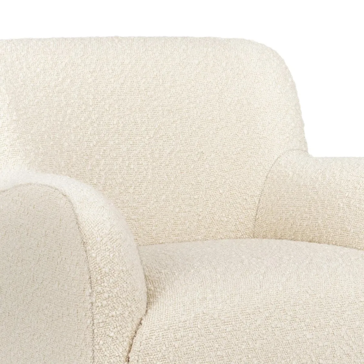 Kids Sofas + Armchairs-Babyletto Swoops Kids Chair (Boucle)