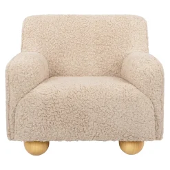 Kids Sofas + Armchairs-Babyletto Swoops Kids Chair (Shearling)