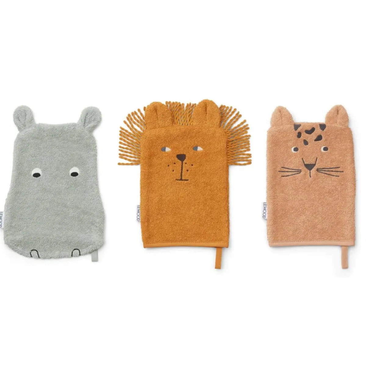 Towels + Cloths-Liewood Sylvester Washcloth (3 Pack)