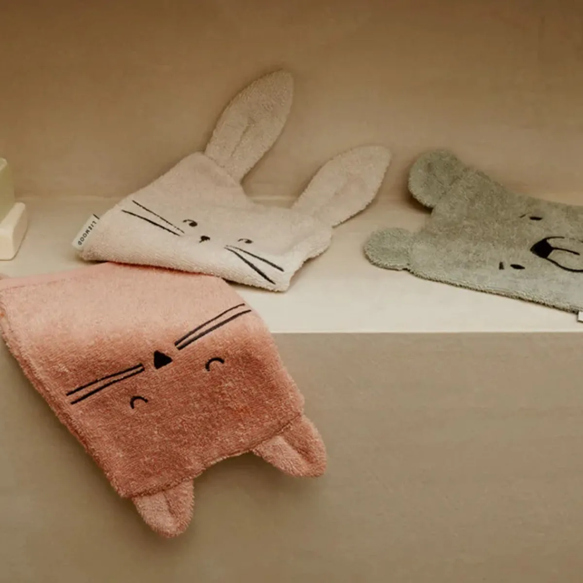 Towels + Cloths-Liewood Sylvester Washcloth (3 Pack)