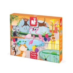 Puzzles|Wooden Toys-Janod Tactile Puzzle (20 Pieces)