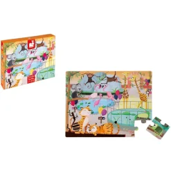 Puzzles|Wooden Toys-Janod Tactile Puzzle (20 Pieces)