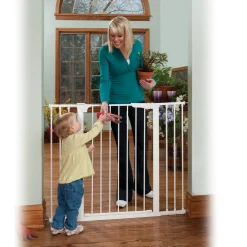 Baby Gates + Babyproofing-KidCo Tall & Wide Auto Close Gateway - White