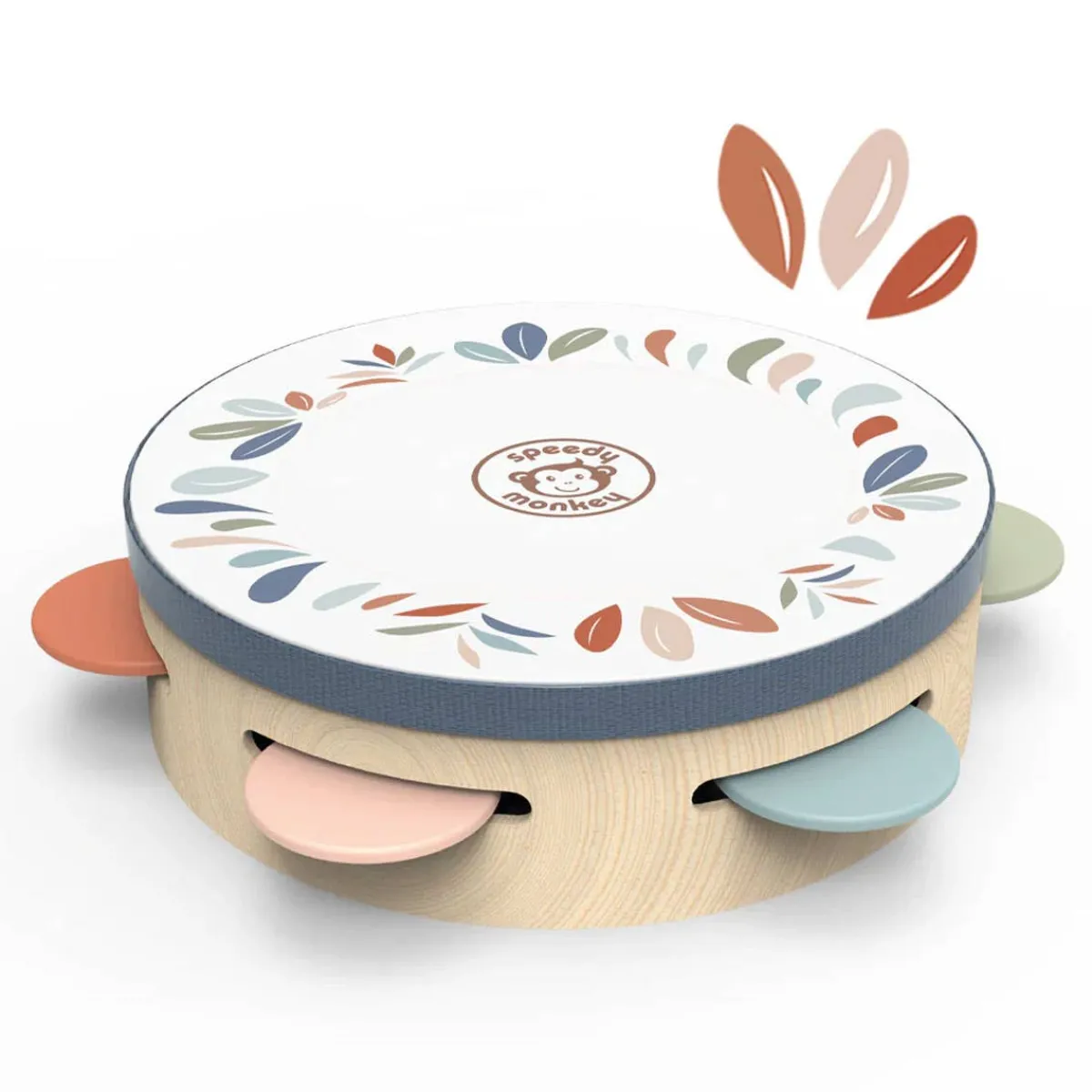 Musical Instruments|Wooden Toys-Speedy Monkey Tambourine
