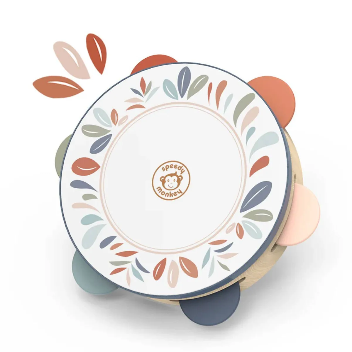 Musical Instruments|Wooden Toys-Speedy Monkey Tambourine