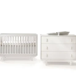 Nursery Collections|Convertible Cribs-Tulip Tate Classic Crib & 3 Drawer