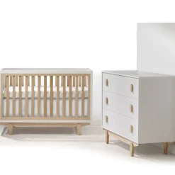 Nursery Collections|Convertible Cribs-Tulip Tate Classic Crib & 3 Drawer