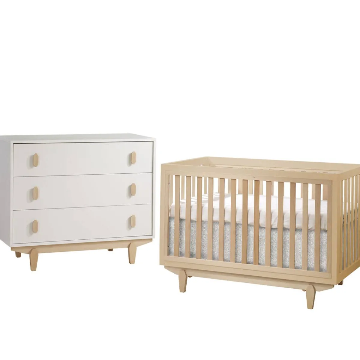 Nursery Collections|Convertible Cribs-Tulip Tate Classic Crib & 3 Drawer
