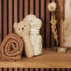 Plush Rattles + Teethers|Rattles-Jollein Teddy Bear Rattle