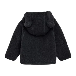 Sweaters + Jackets-En Fant Teddy Jacket Ebony