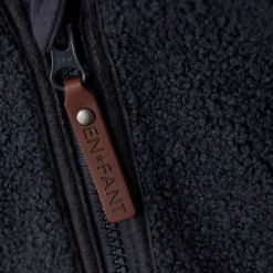 Sweaters + Jackets-En Fant Teddy Jacket Ebony