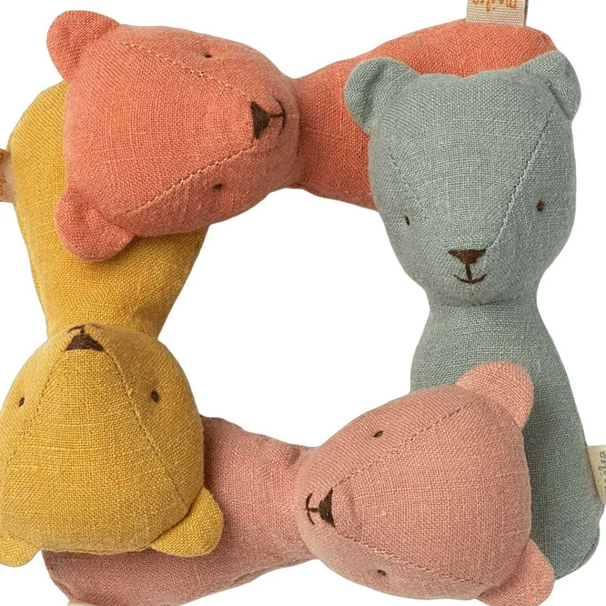 Plush Rattles + Teethers|Rattles-Maileg Teddy Rattle