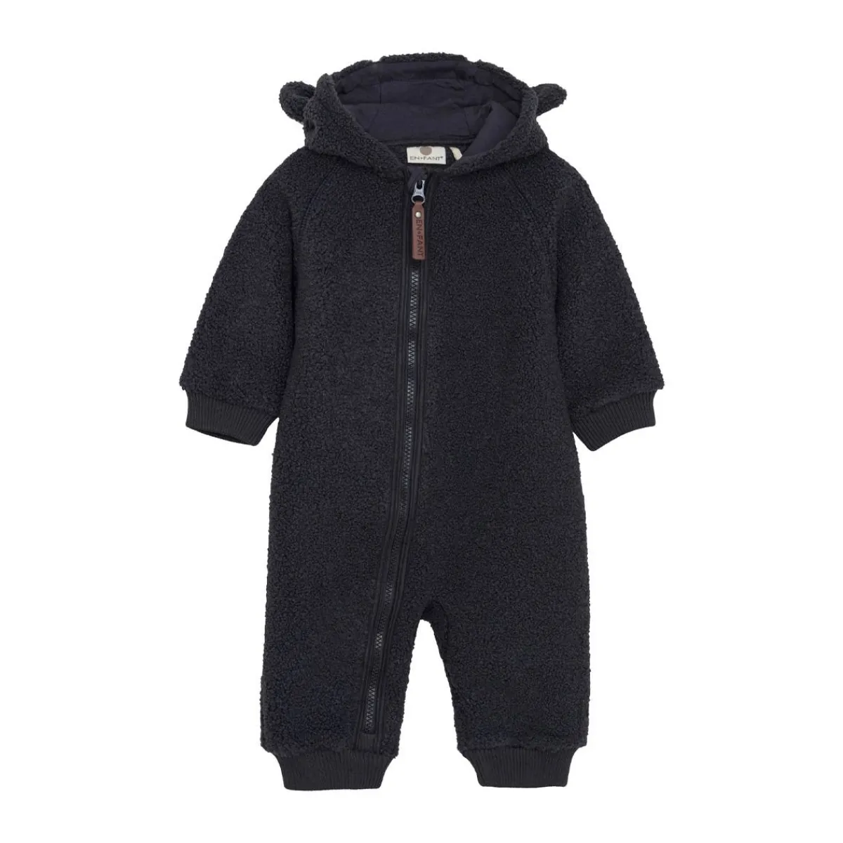 Rompers-En Fant Teddy Wholesuit Ebony
