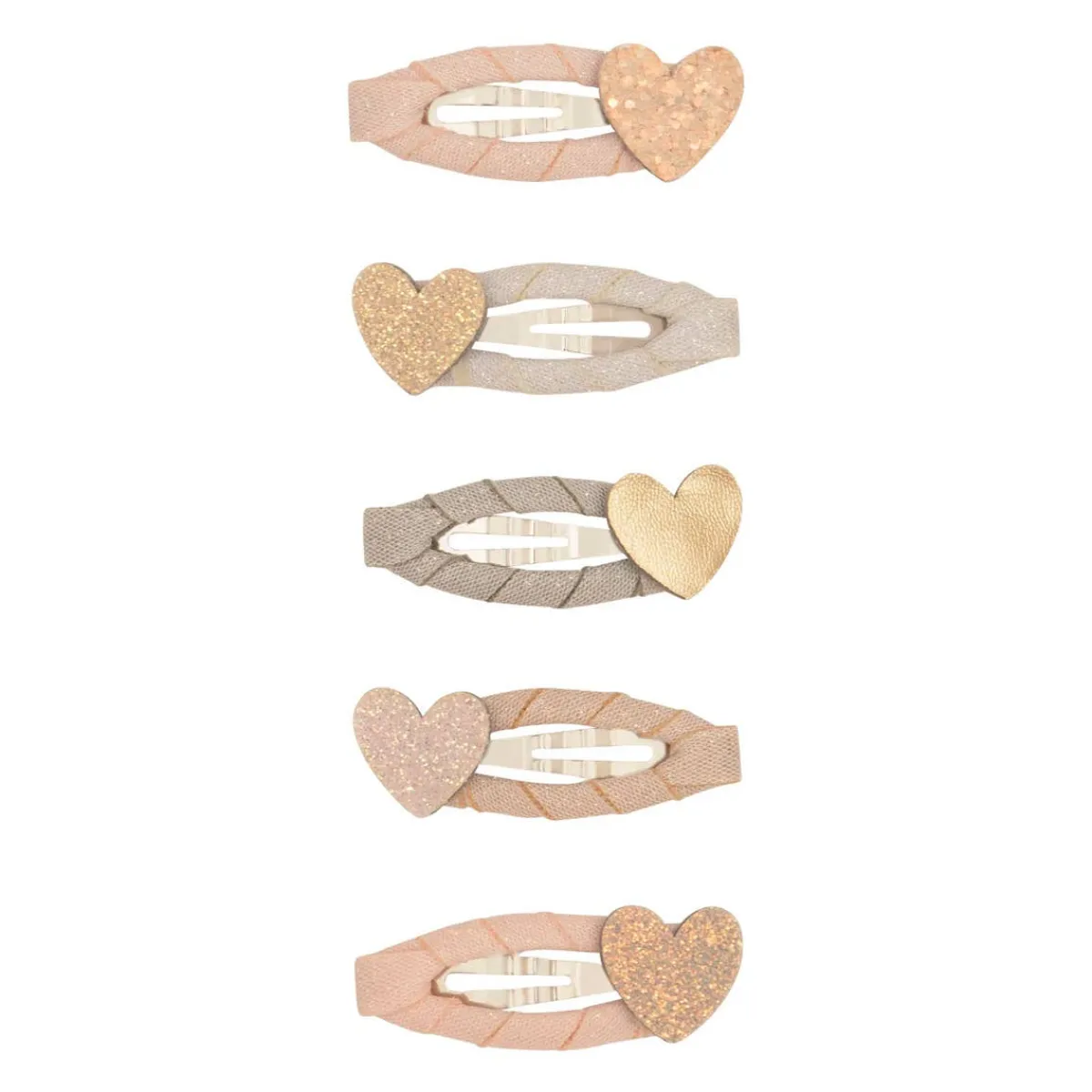 Hair Accessories-Mimi & Lula Teeny Heart Mini Clic Clacs