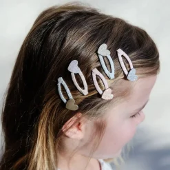 Hair Accessories-Mimi & Lula Teeny Heart Mini Clic Clacs