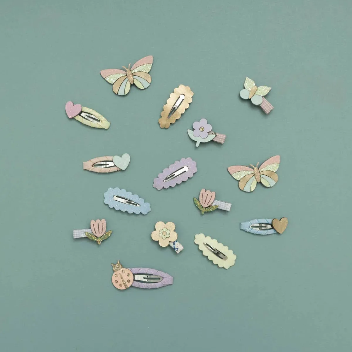 Hair Accessories-Mimi & Lula Teeny Heart Mini Clic Clacs