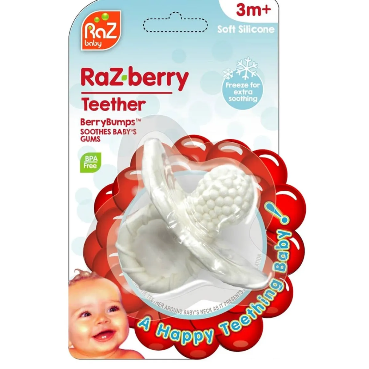 Teethers|Pacifiers + Clips-Razbaby Teether