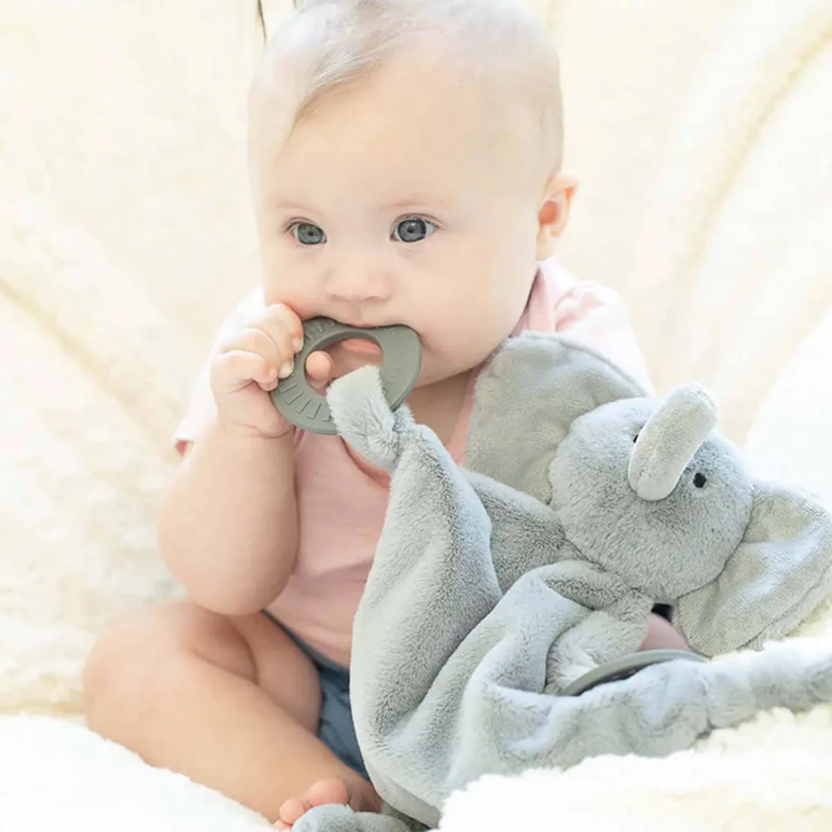 Loveys|Plush Rattles + Teethers-Bella Tunno Teether Buddy