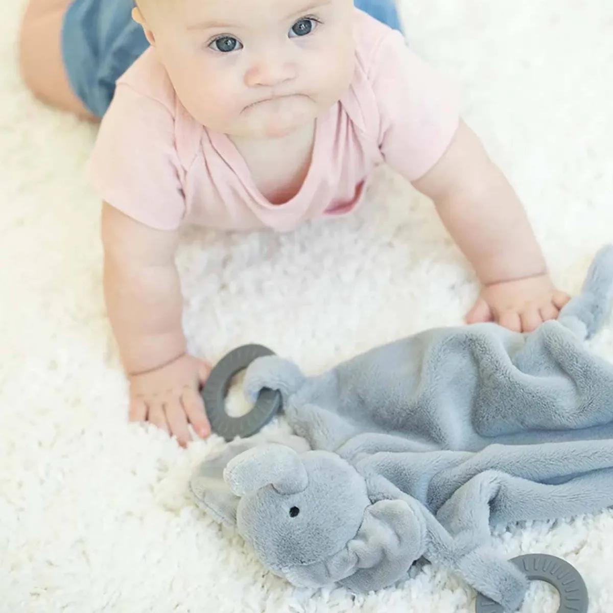 Loveys|Plush Rattles + Teethers-Bella Tunno Teether Buddy