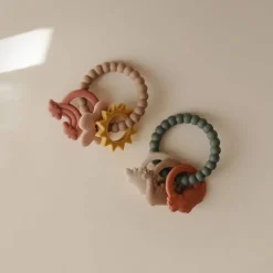 Teethers|Pacifiers + Clips-Mushie Teething Ring