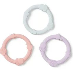 Teethers|Pacifiers + Clips-LouLou Lollipop Teething Ring Set