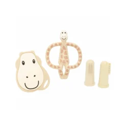 Teethers|Pacifiers + Clips-Matchstick Monkey Teething Starter Set