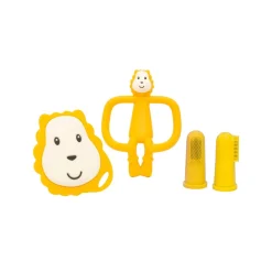 Teethers|Pacifiers + Clips-Matchstick Monkey Teething Starter Set