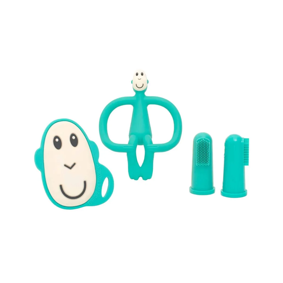Teethers|Pacifiers + Clips-Matchstick Monkey Teething Starter Set