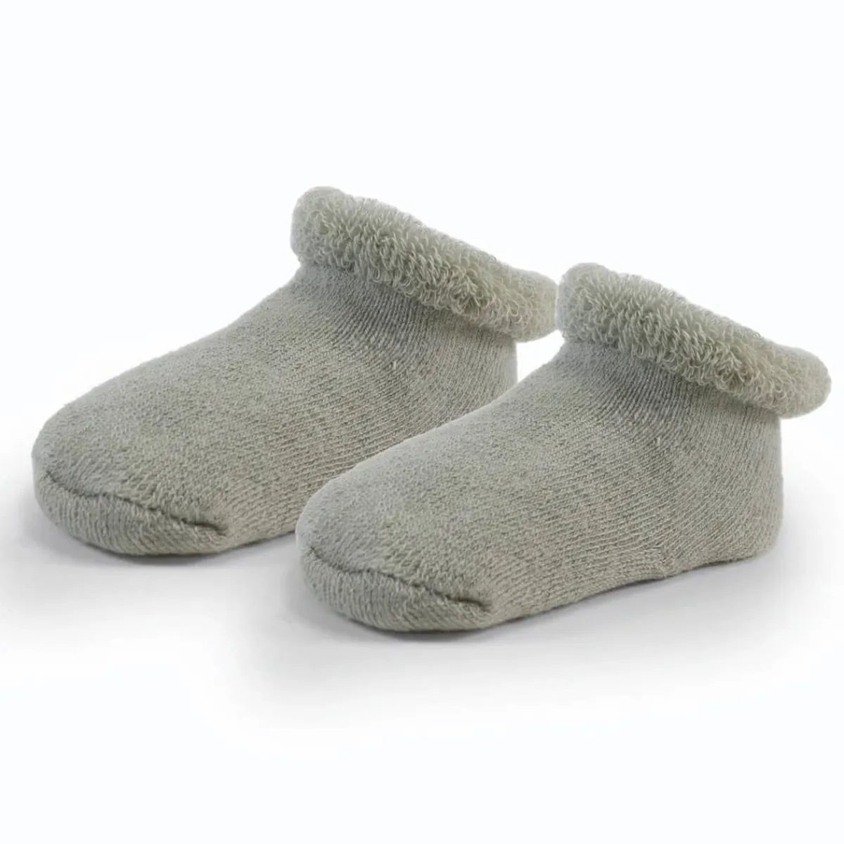 Infant Socks + Booties-Kushies Terry Newborn Socks (Symbols) 2 Pack