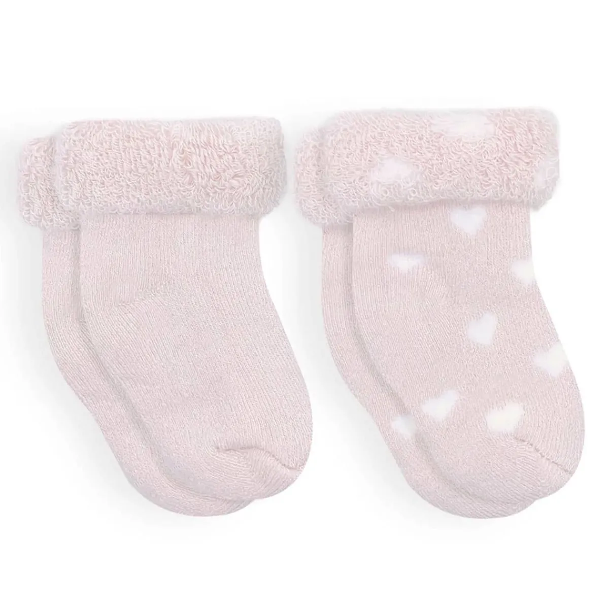 Infant Socks + Booties-Kushies Terry Newborn Socks (Symbols) 2 Pack