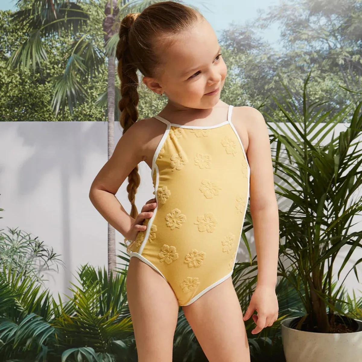 Swimwear-miles the label. Terry Swimsuit (Kids)